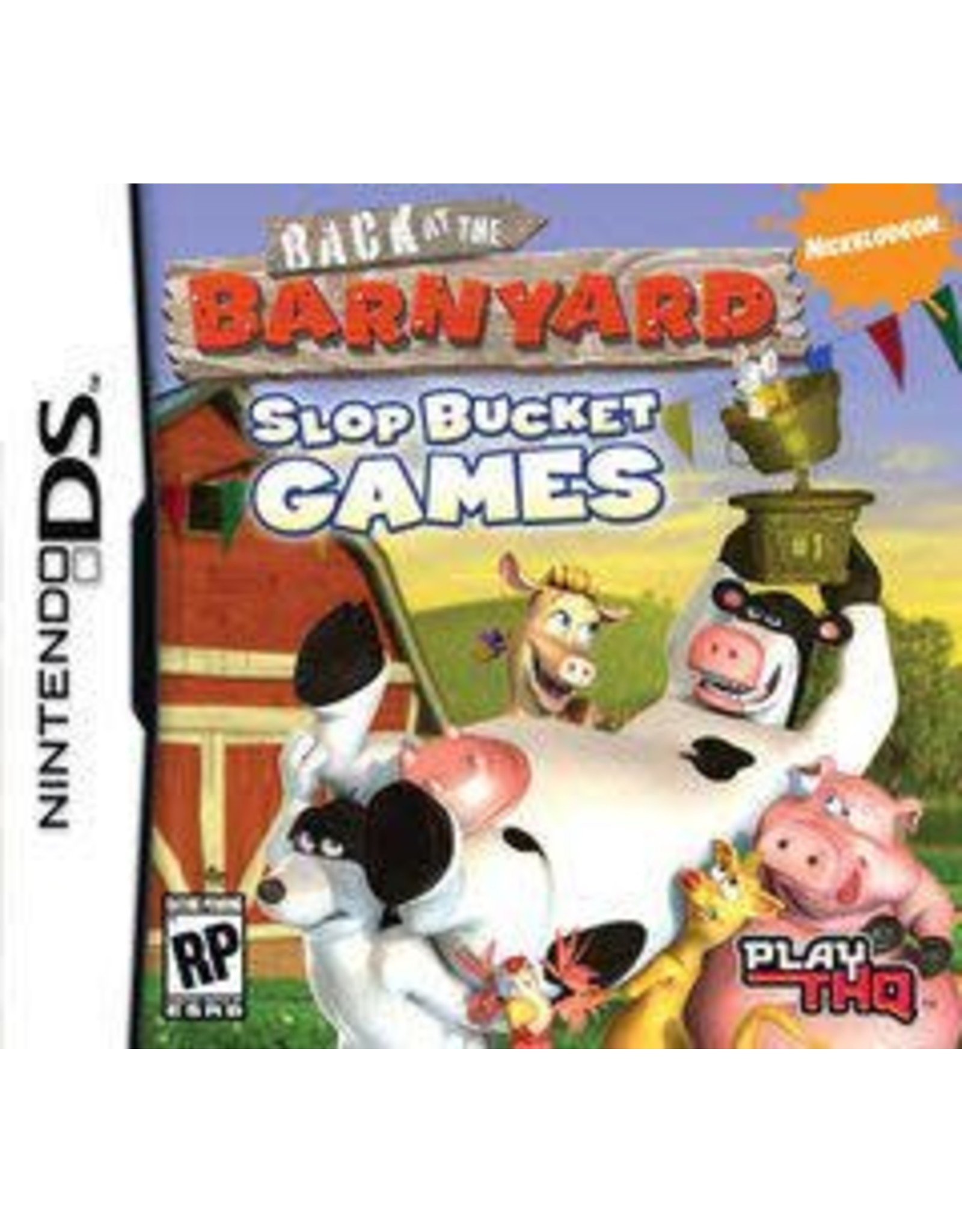 Nintendo DS Back at the Barnyard Slop Bucket Games (Cart Only)