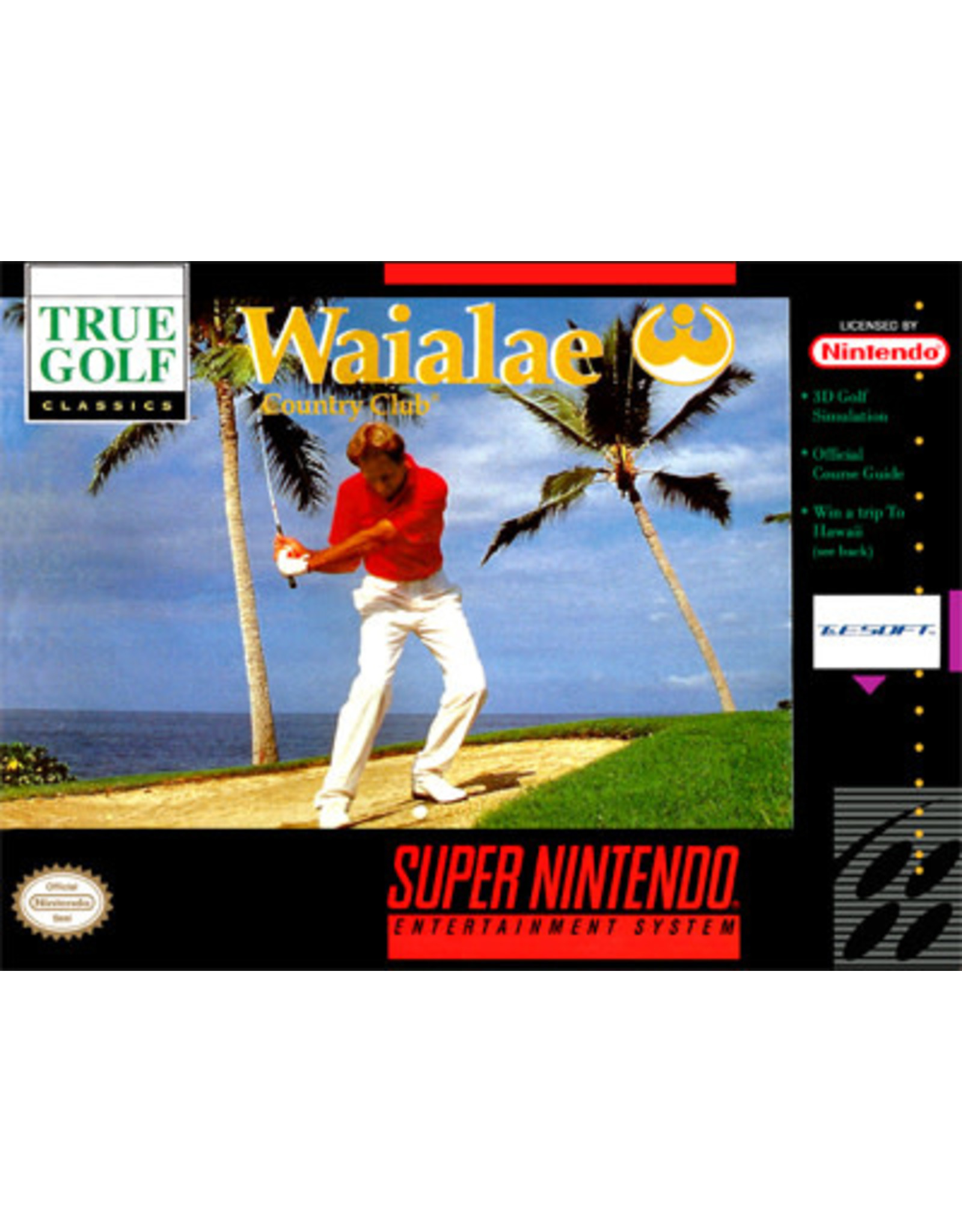 Super Nintendo Waialae Country Club (CiB)