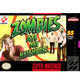 Super Nintendo Zombies Ate My Neighbors (CiB, Damaged Box)