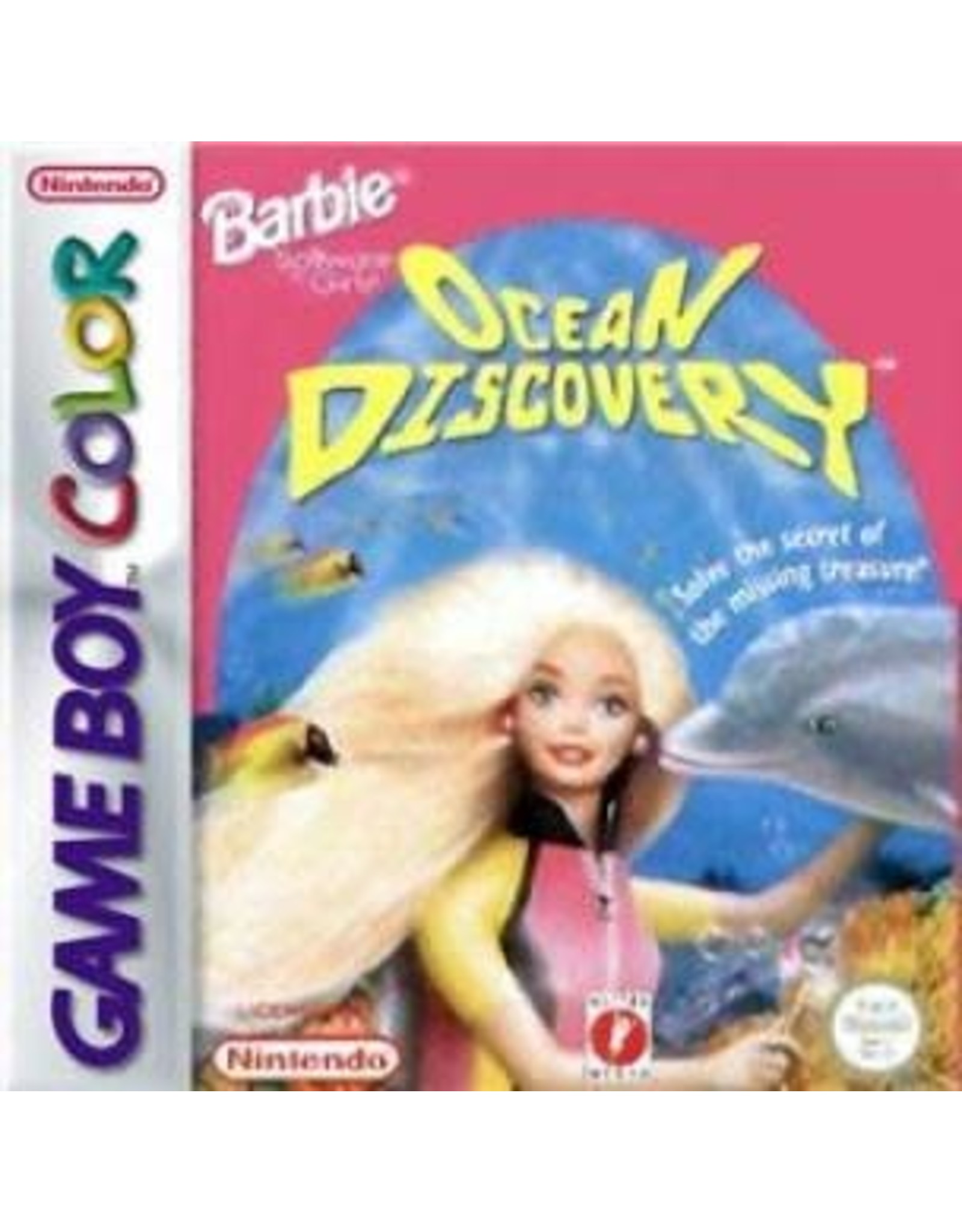 Game Boy Color Barbie Ocean Discovery (Cart Only, Damaged Label)