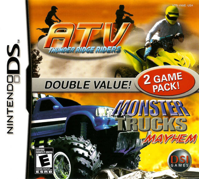Nintendo DS ATV Thunder Ridge Riders and Monster Truck Mayhem 