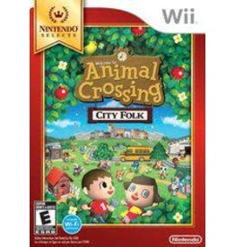 Wii Animal Crossing City Folk: Nintendo Selects (No Manual)