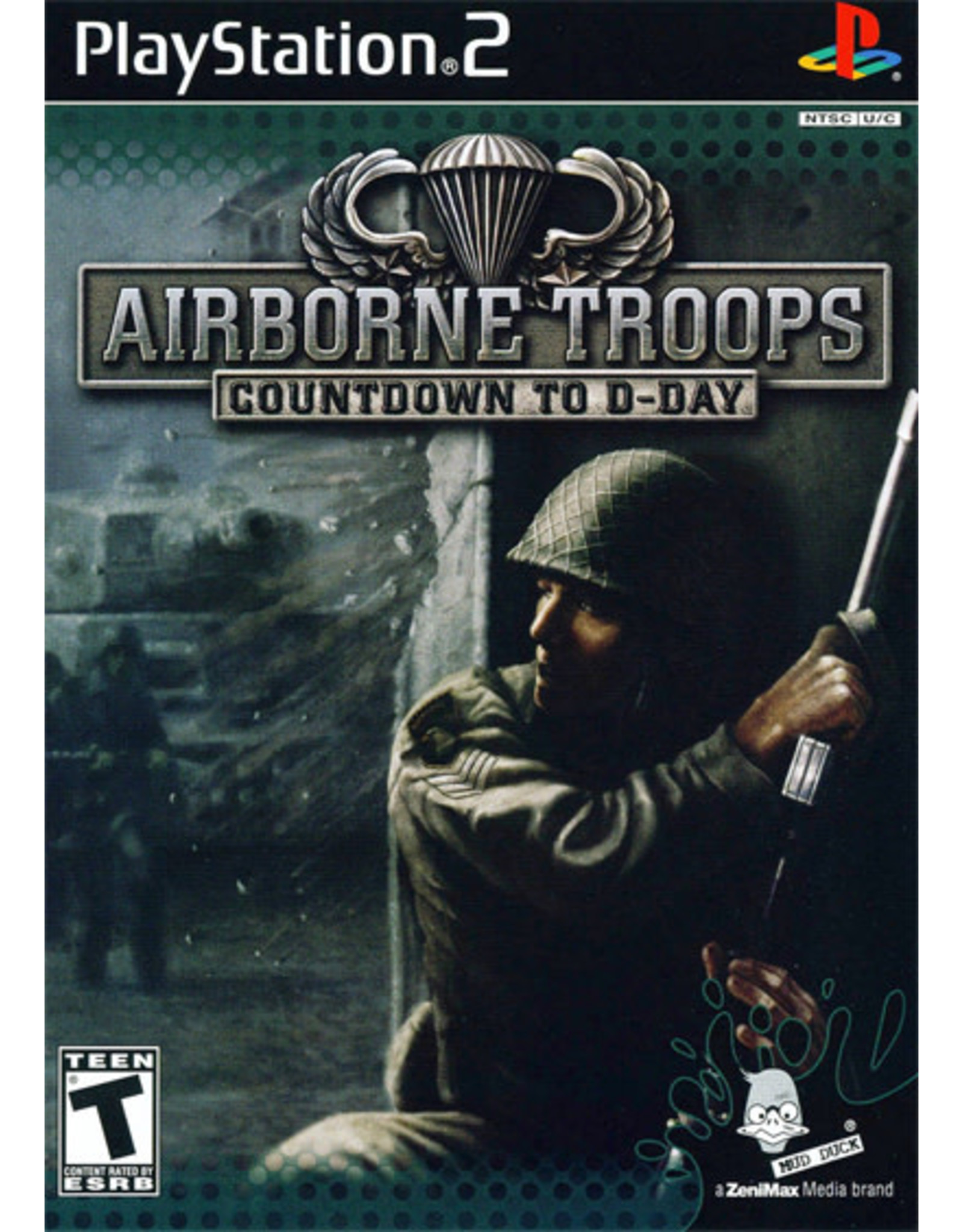 Playstation 2 Airborne Troops Countdown to D-Day (No Manual)
