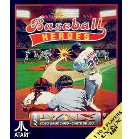 Atari Lynx Baseball Heroes (Cart and Manual)