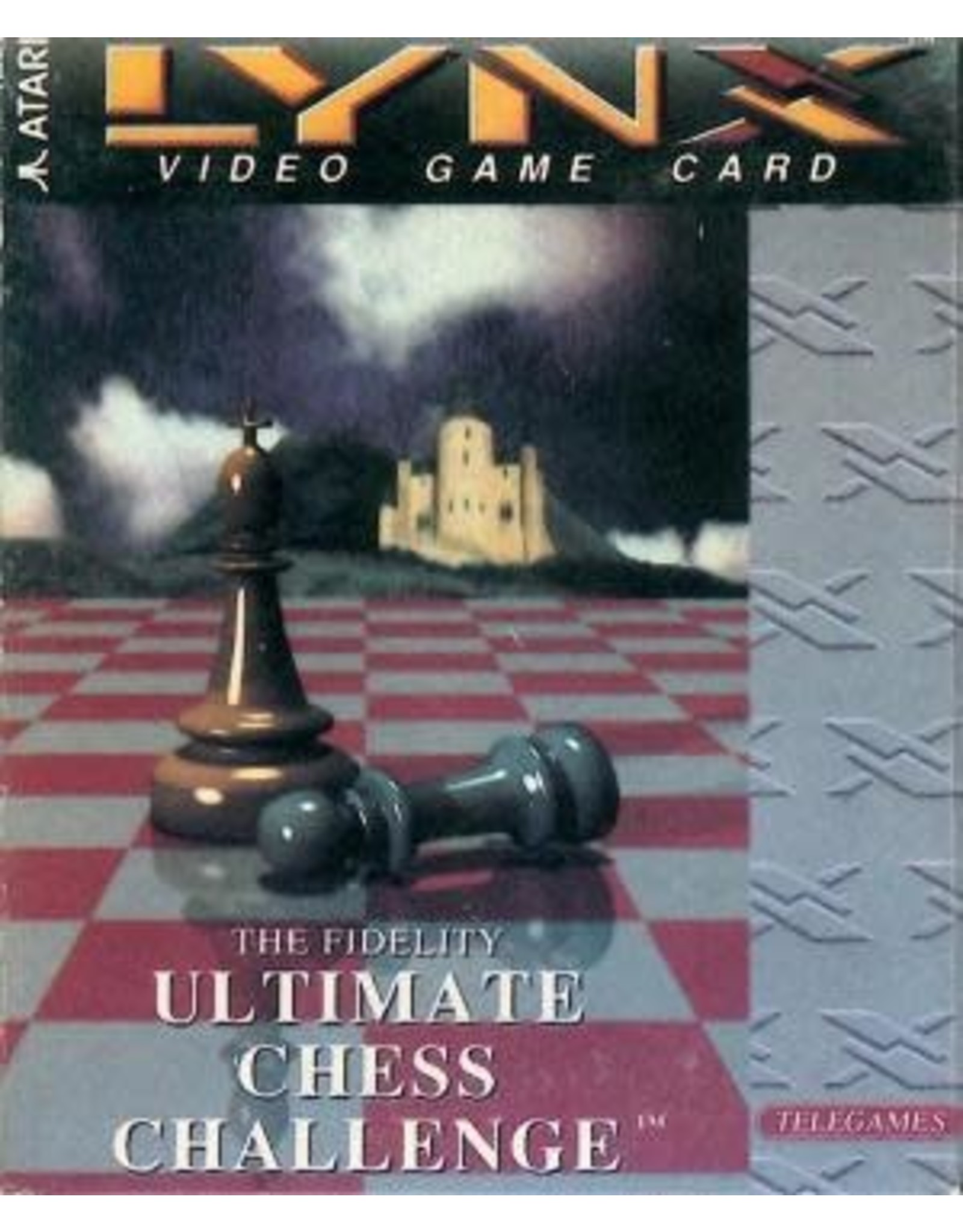 Atari Lynx Ultimate Chess Challenge (Cart and Manual)