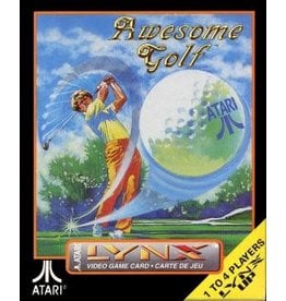 Atari Lynx Awesome Golf (Cart and Manual)