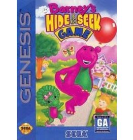 Sega Genesis Barney Hide and Seek (No Manual, Damaged Label)