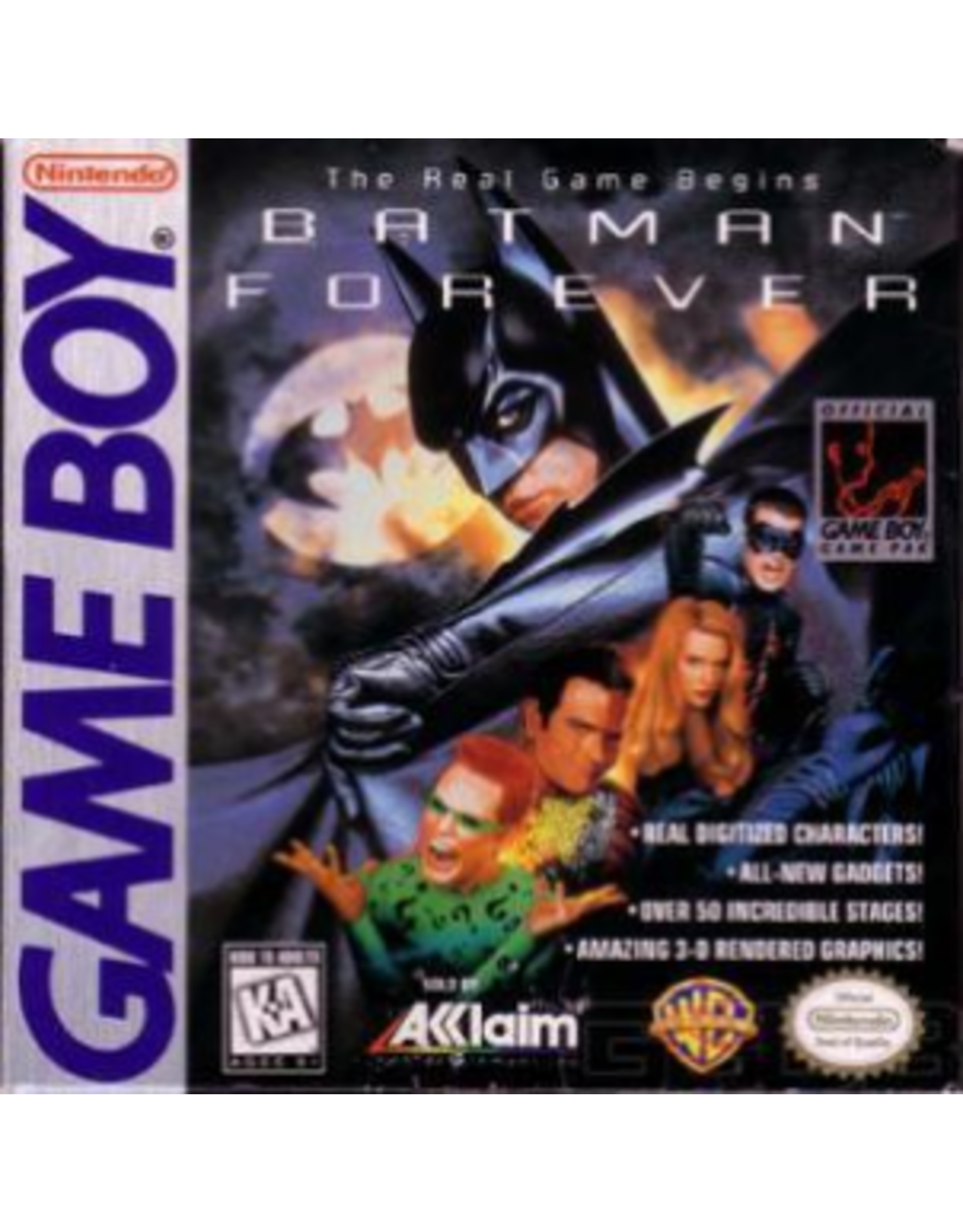 Game Boy Batman Forever (Cart Only)