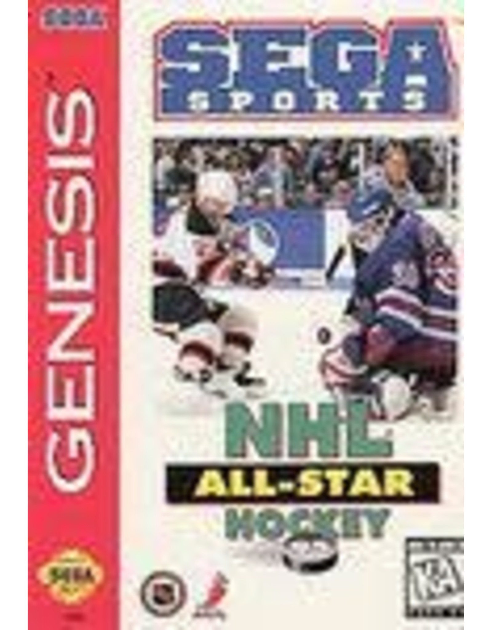 Sega Genesis NHL All-Star Hockey 95 (Cart Only, Damaged Label)