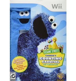 Wii Sesame Street: Cookie's Counting Carnival (Brand New, With Wii Remote Sleeve)