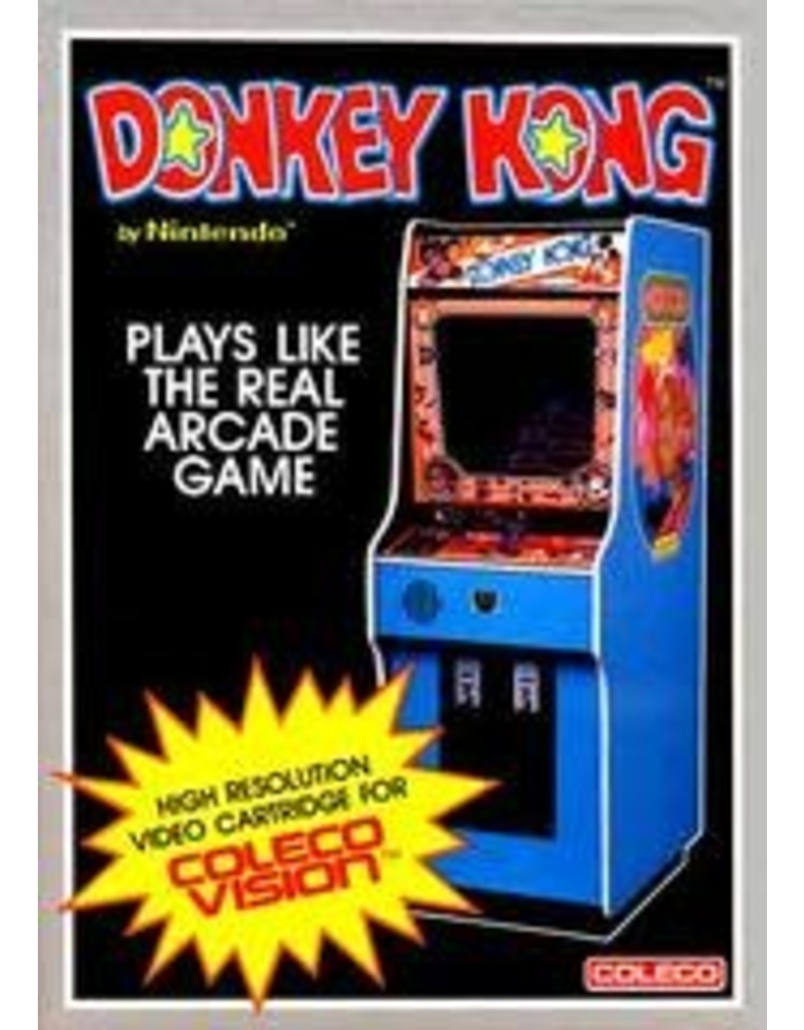 Colecovision Donkey Kong (Cart Only, Damaged Label)