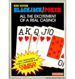 Colecovision Ken Uston Blackjack-Poker (Cart Only)