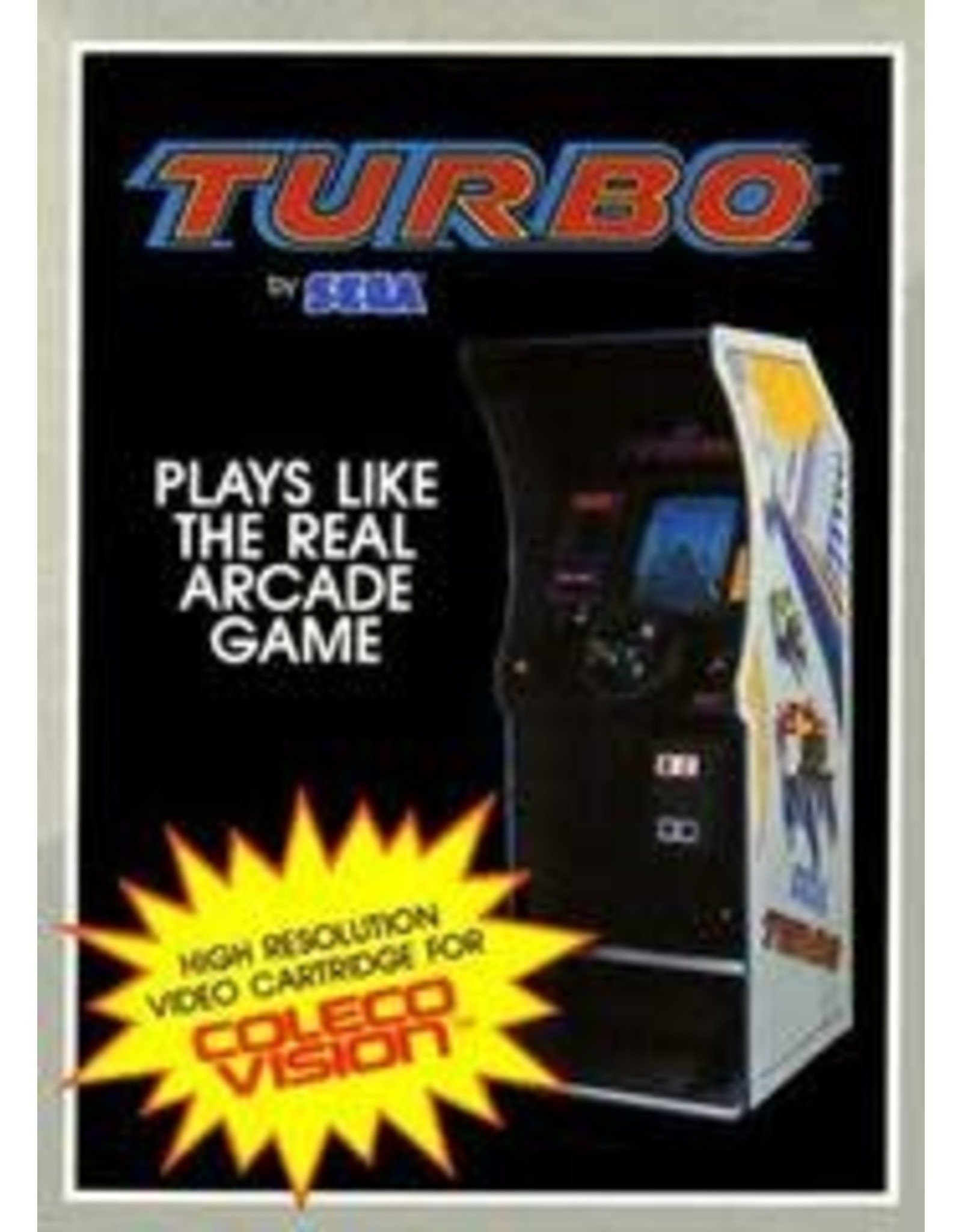Colecovision Turbo *Requires Steering Wheel* (Cart Only)