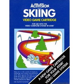 Atari 2600 Skiing (Boxed, No Manual, Rough Box & Cart)