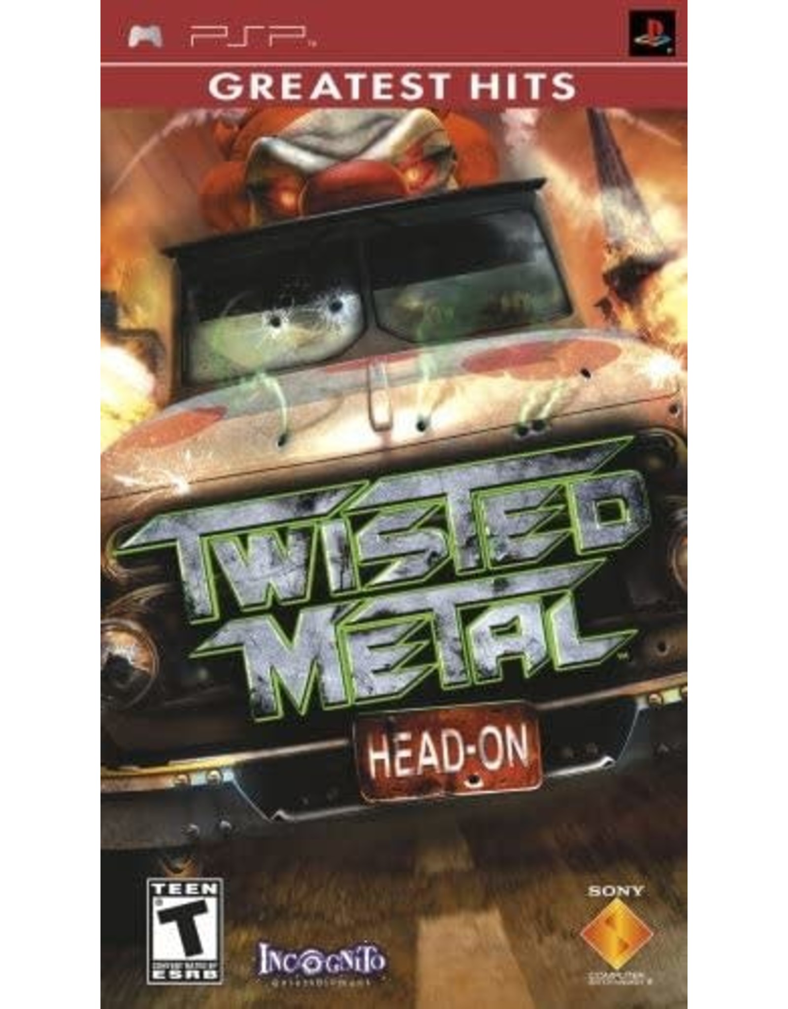 PSP Twisted Metal Head On (Greatest Hits, No Manual)
