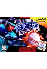 Super Nintendo Ken Griffey Jr's Winning Run (CiB, Damaged Box and Manual)