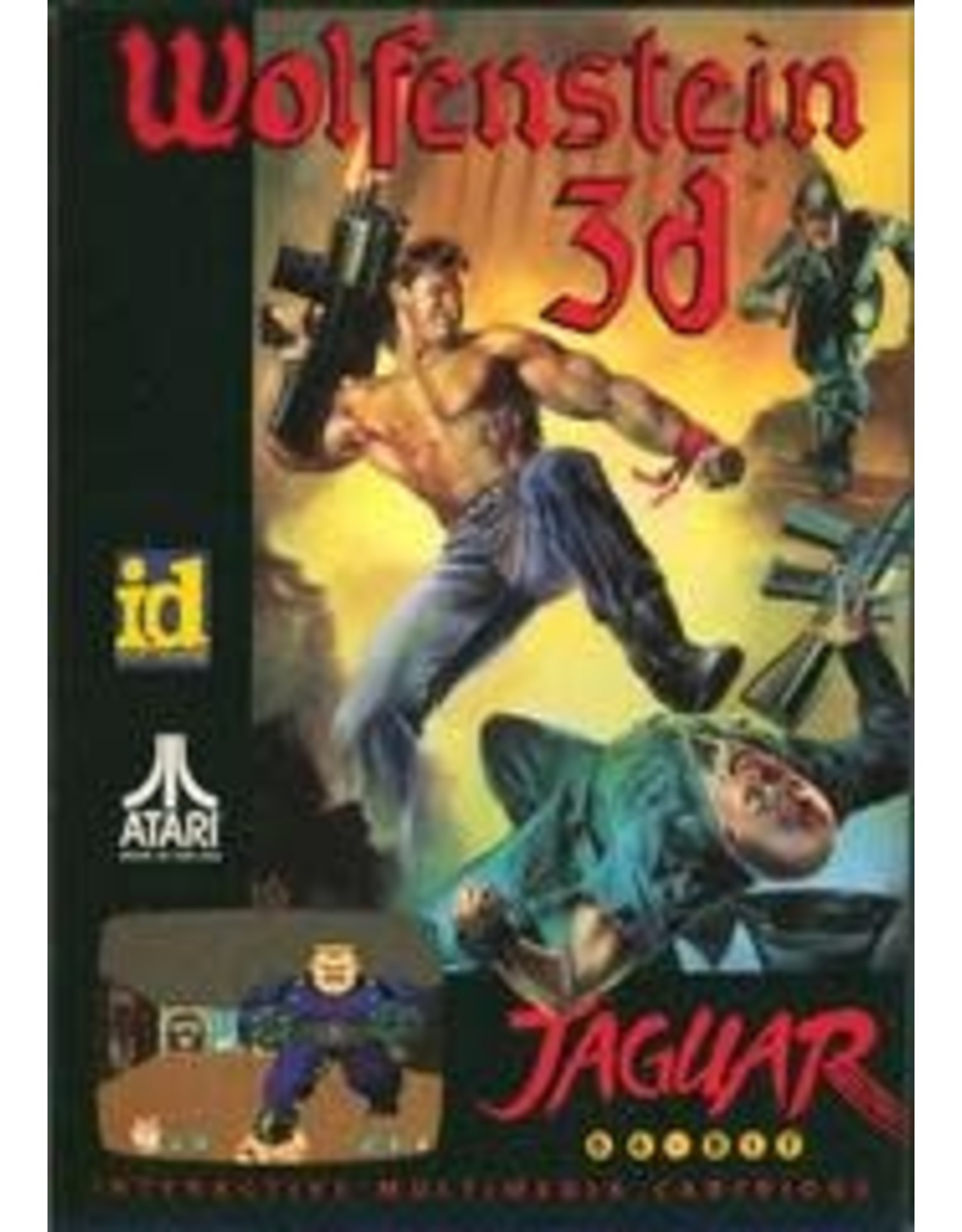 Jaguar Wolfenstein 3D (CiB, Damaged Box and Manual)