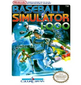 NES Baseball Simulator 1.000 (Cart Only)