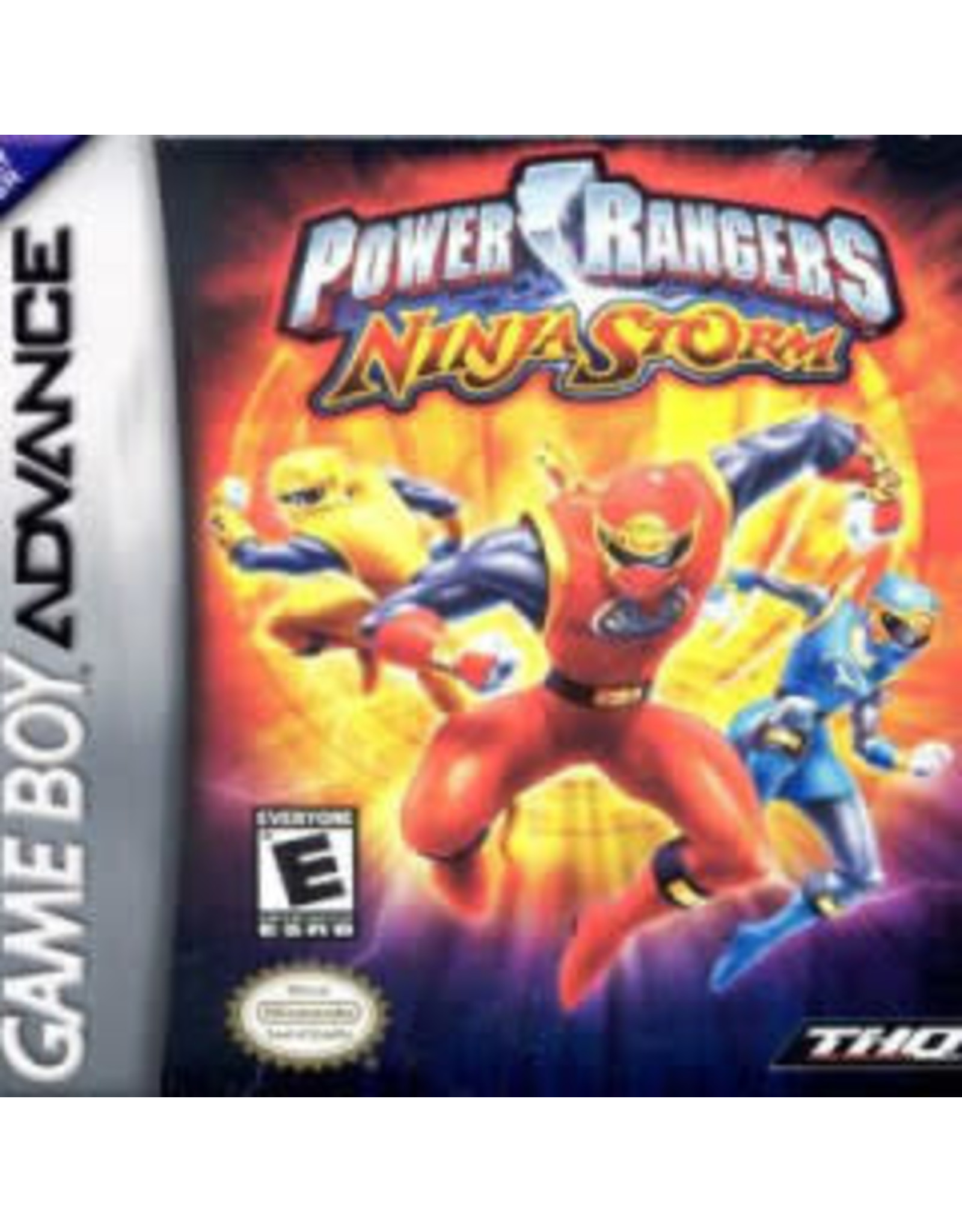 Game Boy Advance Power Rangers Ninja Storm (Cart Only, Damaged Label)