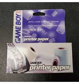 Game Boy Game Boy Printer Paper (NEW, Complete with Sealed White, Yellow Blue Printer Rolls)