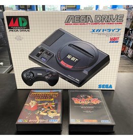 Sega Genesis Sega Mega Drive Console with Art of Fighting and Bonanza Bros (CiB, Japanese Import)