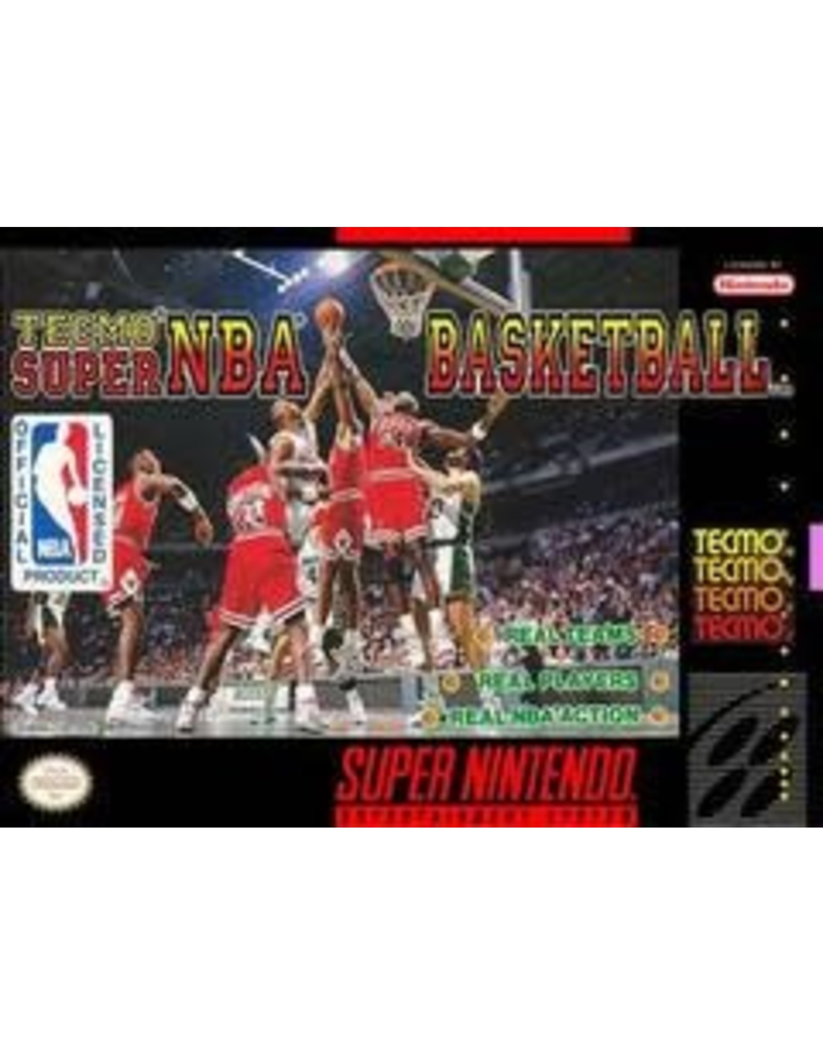 Super Nintendo Tecmo Super NBA Basketball (Used, Cart Only, Cosmetic Damage)