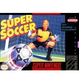 Super Nintendo Super Soccer (Cart Only, Damaged Cartridge)