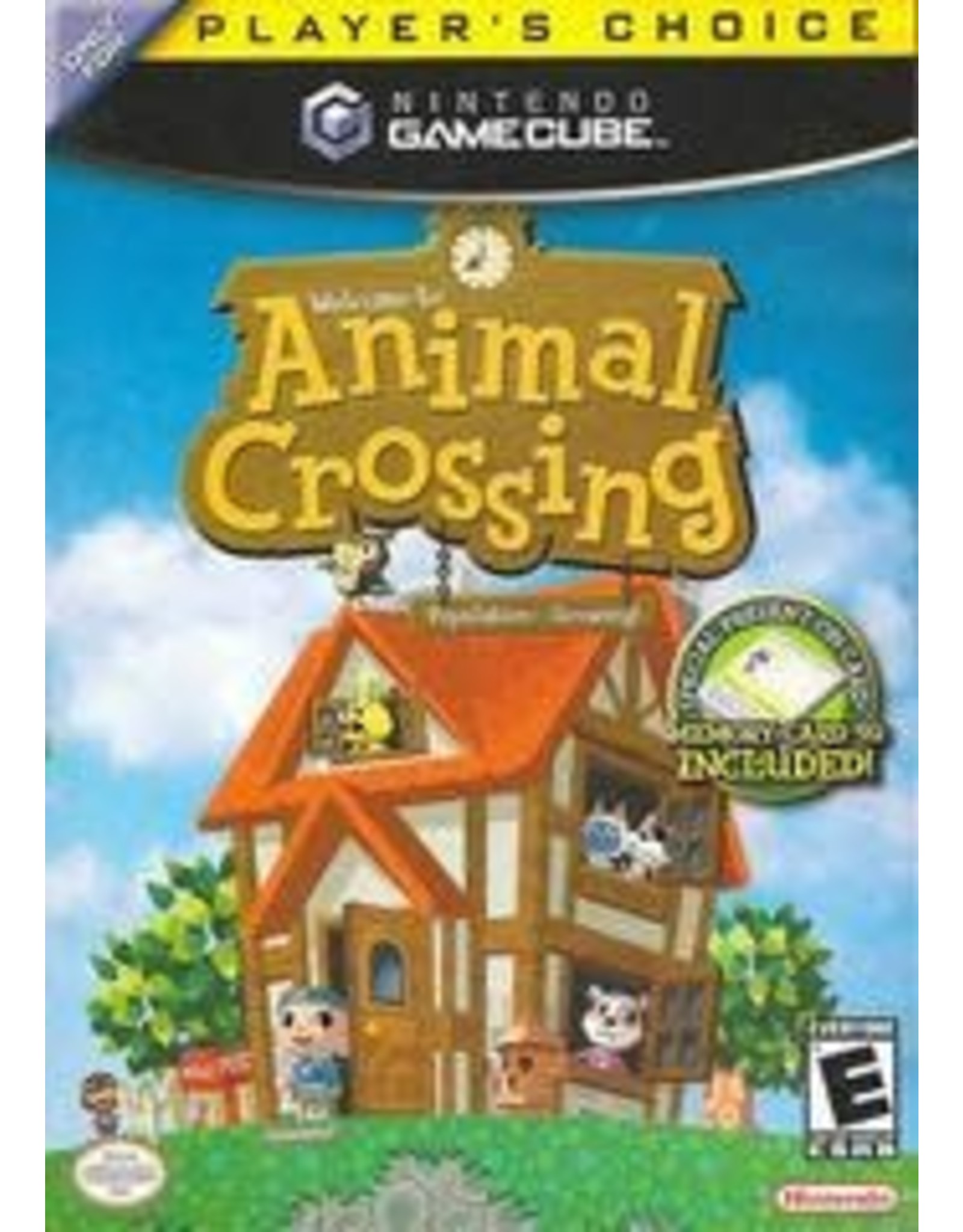 Gamecube Animal Crossing (Player's Choice, No Manual, with Memory Card)