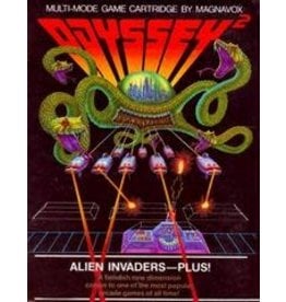 Odyssey 2 Alien Invaders-Plus! (CiB, Rough Box & Cart Label)