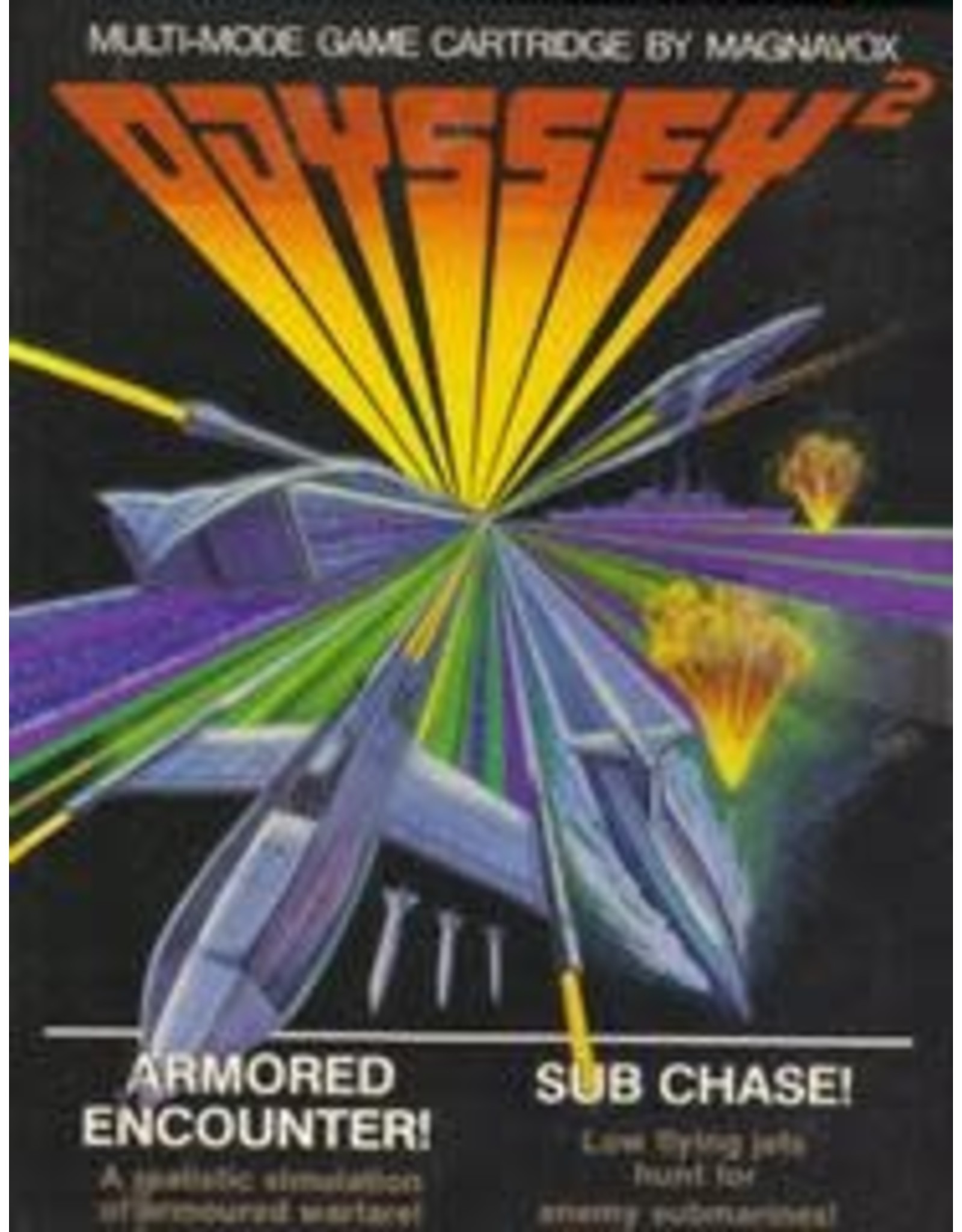 Odyssey 2 Armored Encounter! / Sub Chase! (CiB, Rough Box & Cart Label)