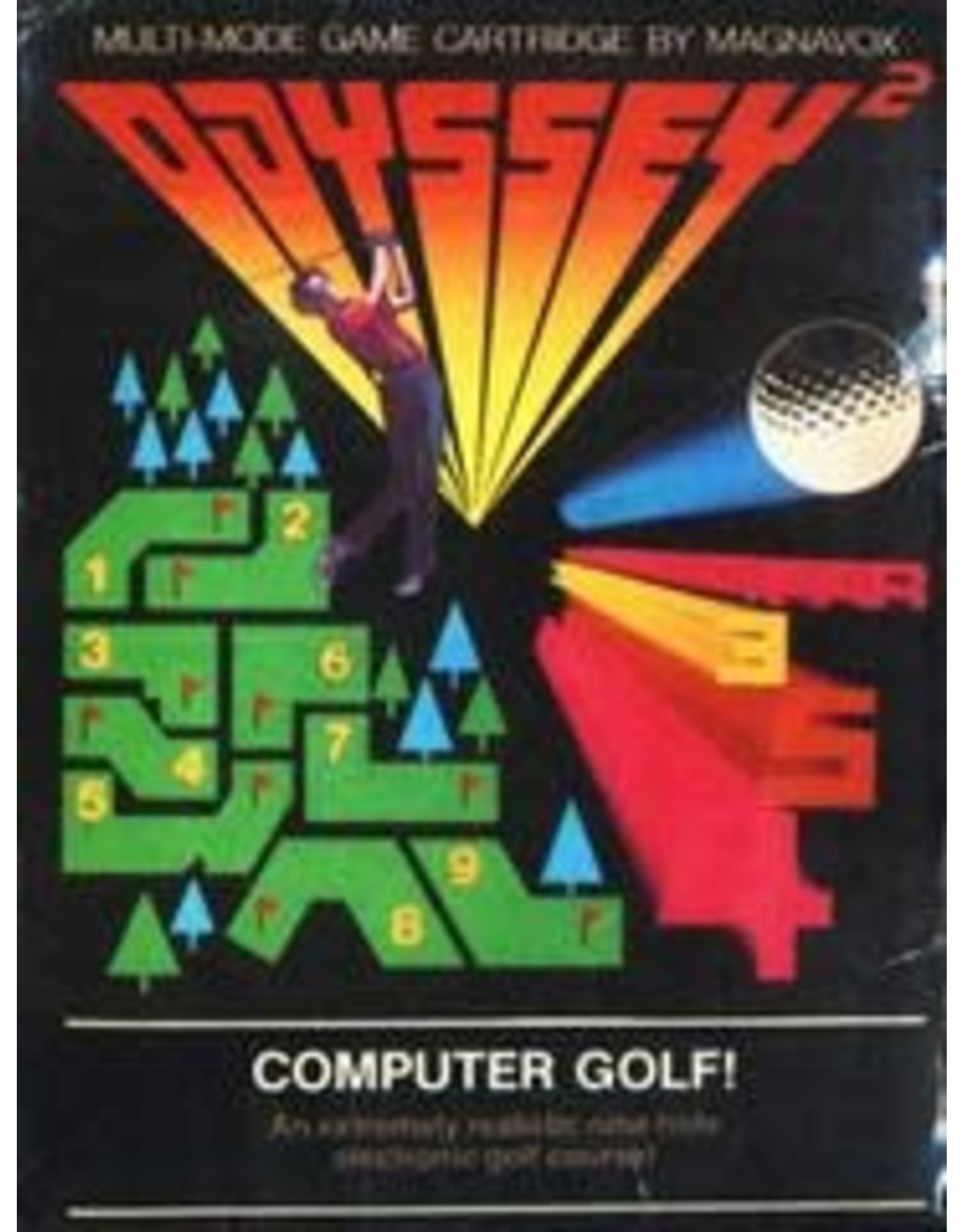 Odyssey 2 Computer Golf! (CiB, Rough Box & Cart Label)
