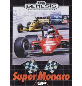 Sega Genesis Super Monaco GP (CiB, Damaged Manual)