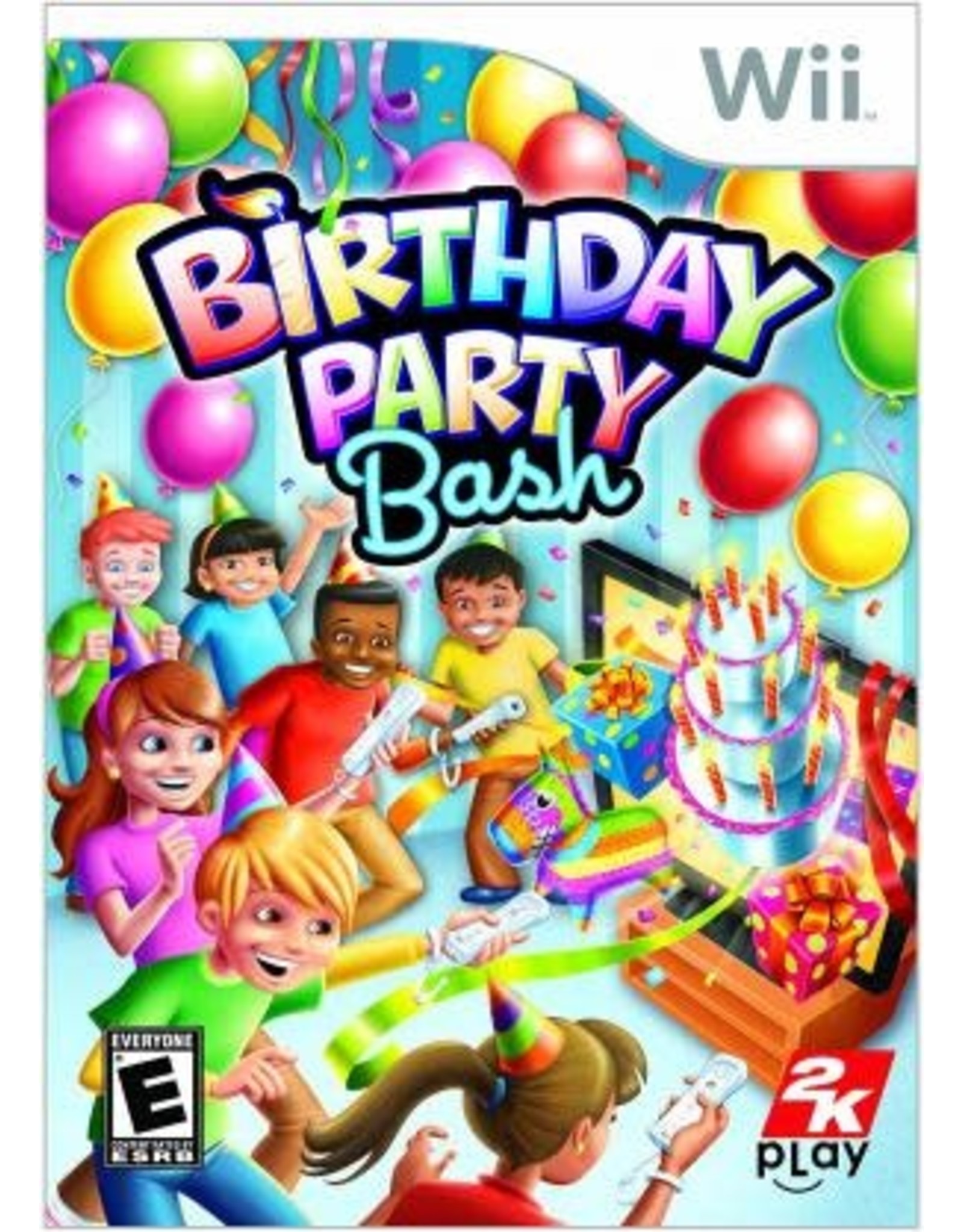 Wii Birthday Party Bash (CIB, Water Damaged Sleeve)