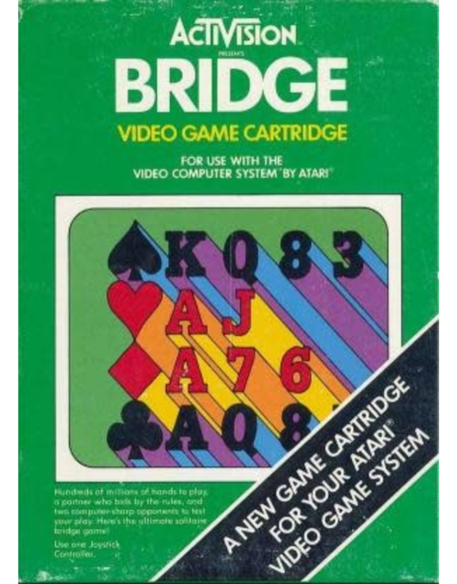 Atari 2600 Bridge (Cart Only, Damaged Label)