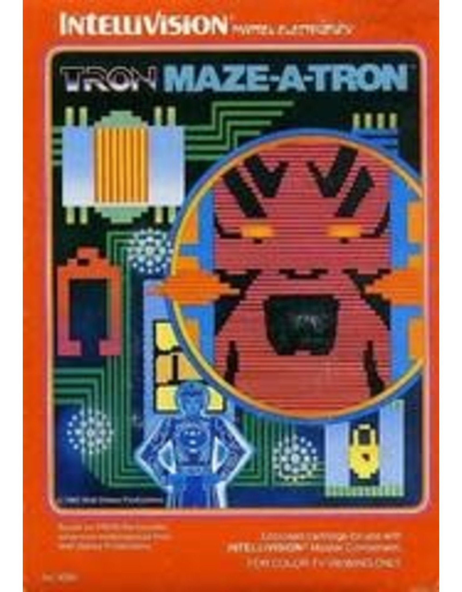 Intellivision Tron Maze-a-Tron (Cart Only)