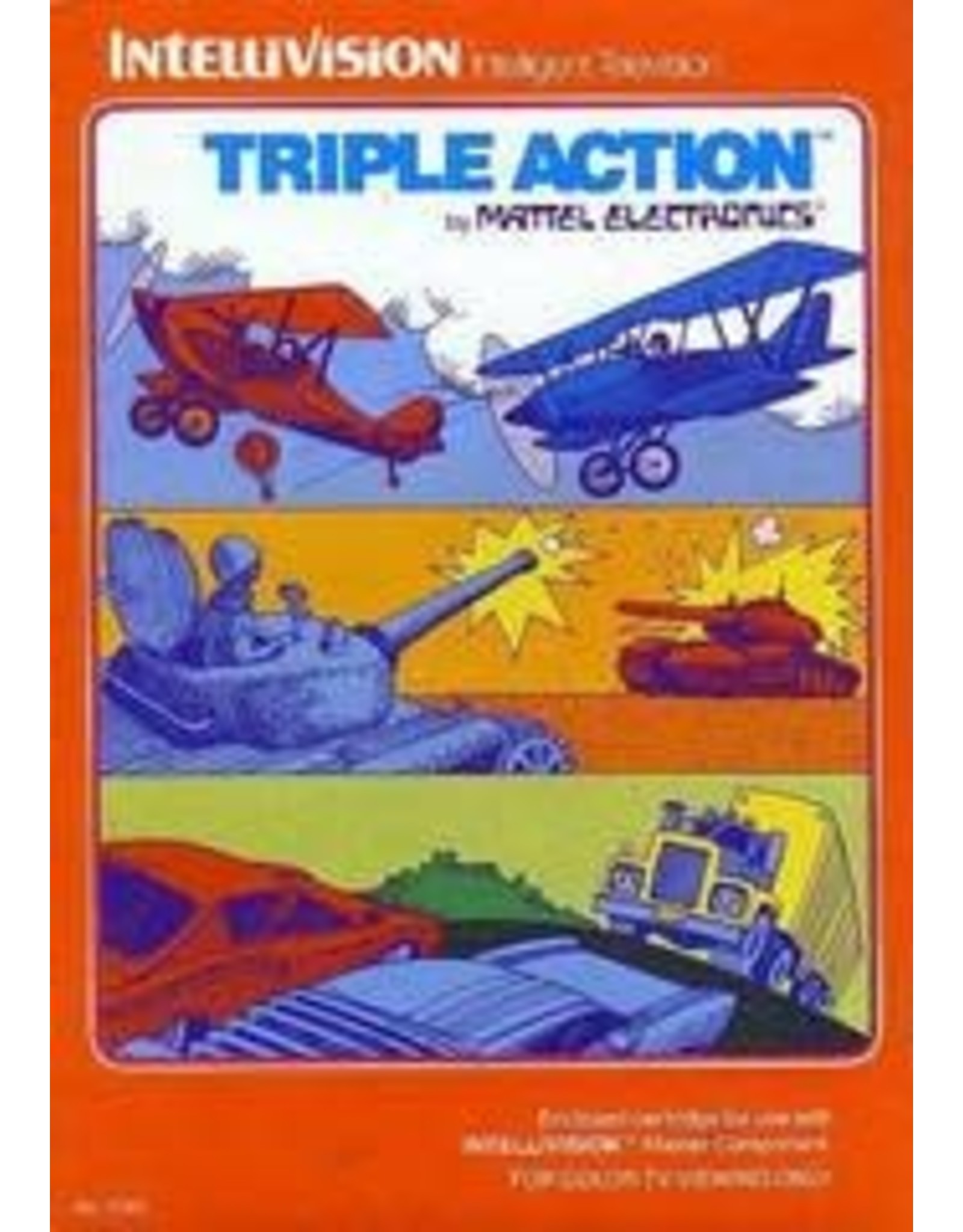 Intellivision Triple Action (Cart Only)