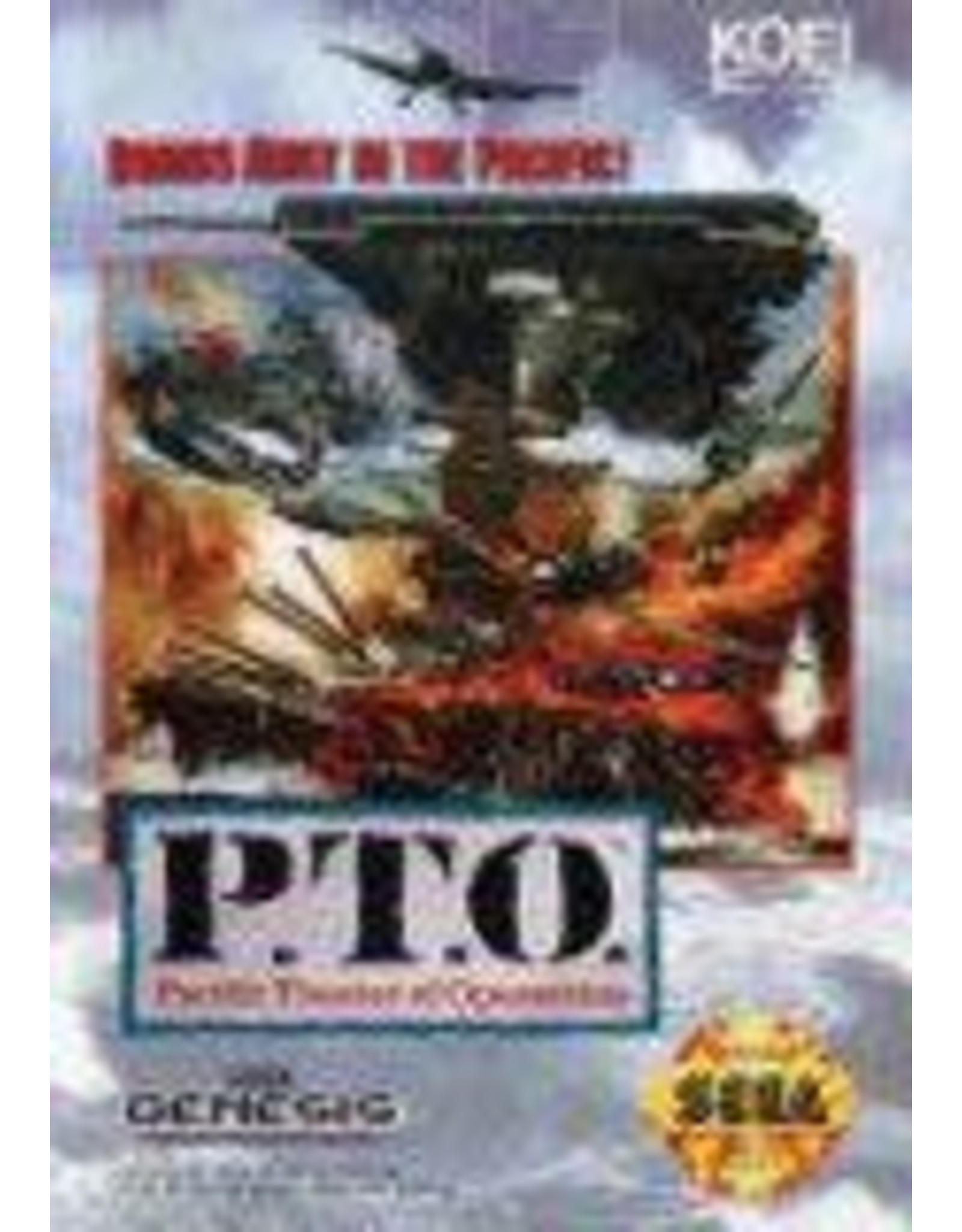 Sega Genesis P.T.O. Pacific Theater of Operations (Cart Only)