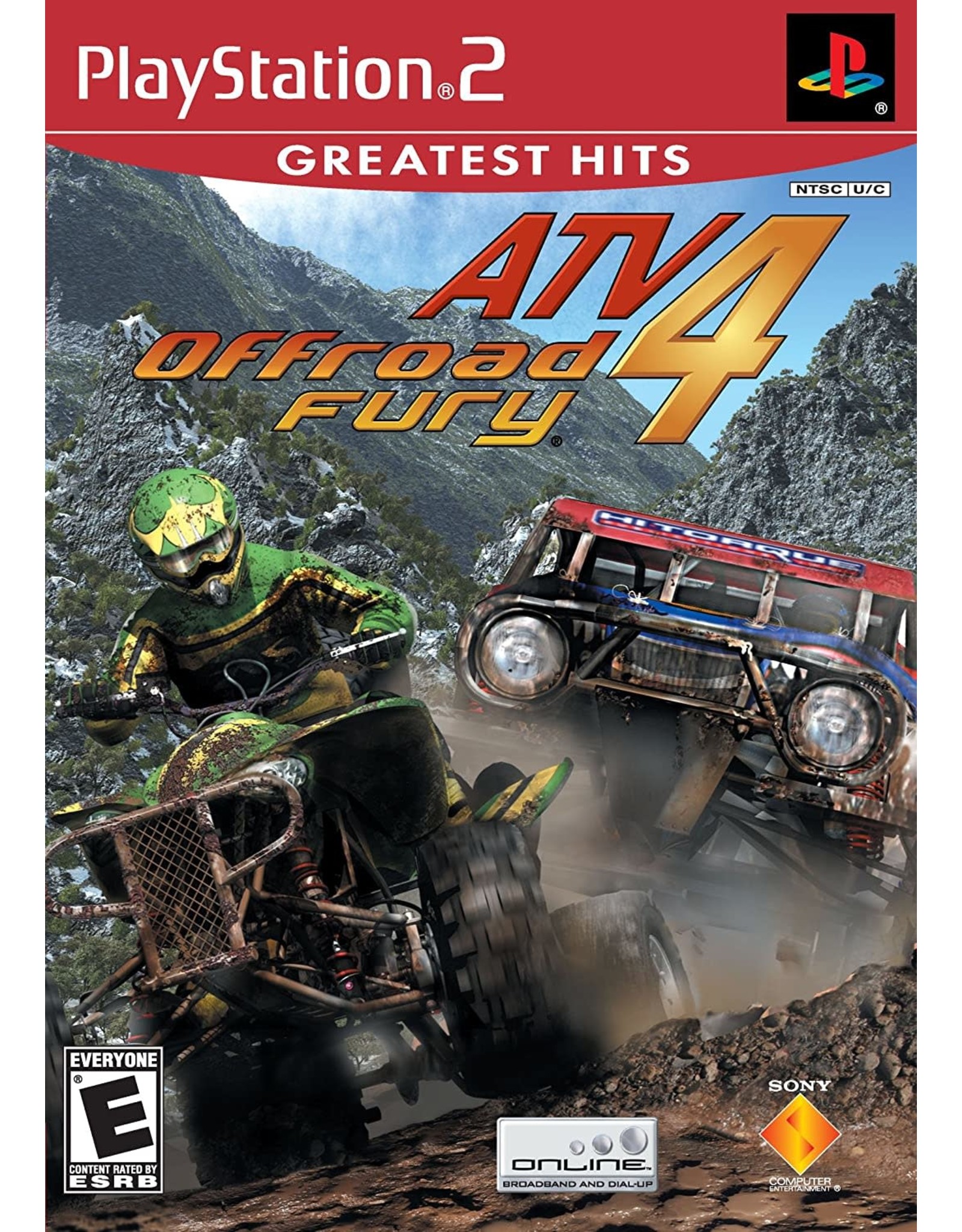 Playstation 2 ATV Offroad Fury 4 (Greatest Hits, CiB)