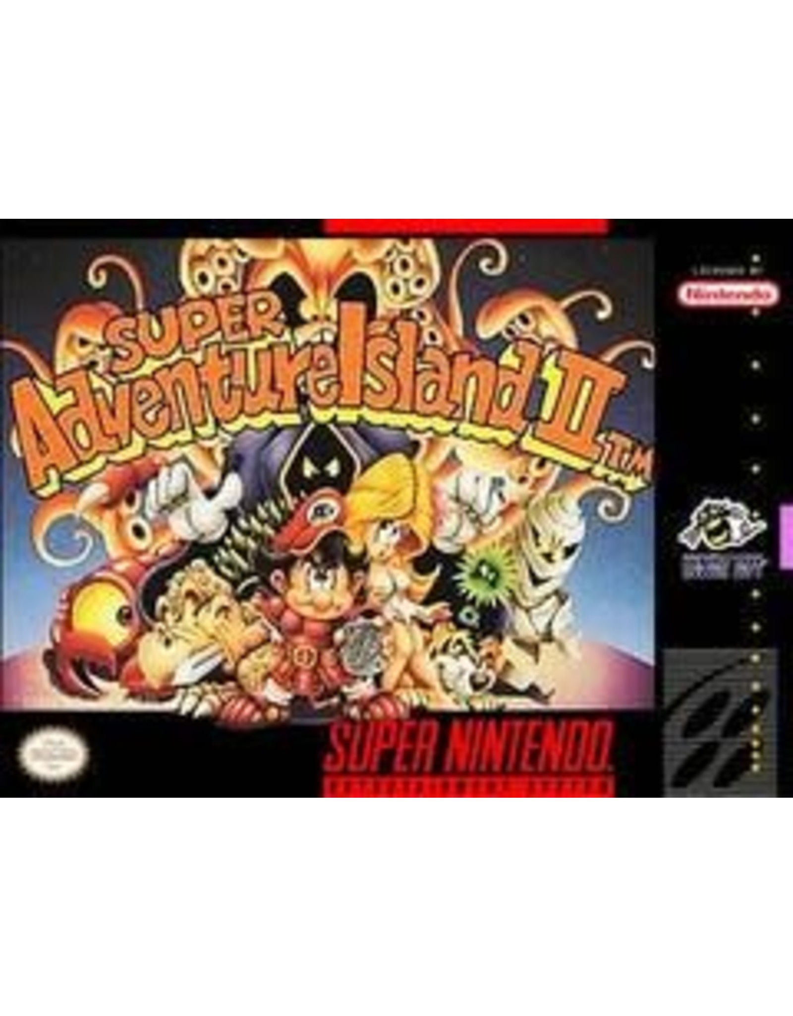 Super Nintendo Super Adventure Island II (Used, Cart Only, Cosmetic Damage)