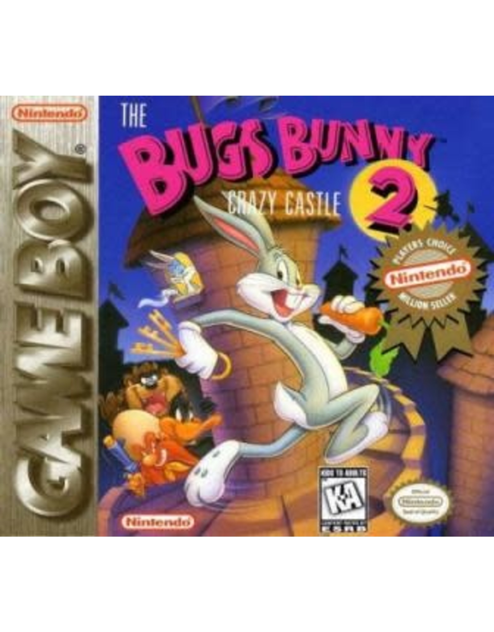 Game Boy Bugs Bunny Crazy Castle 2 (Player's Choice, Cart Only)