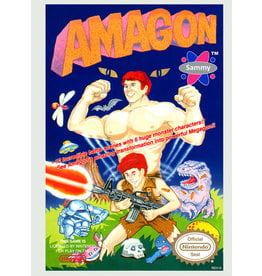 NES Amagon (Cart Only, Damaged Label)