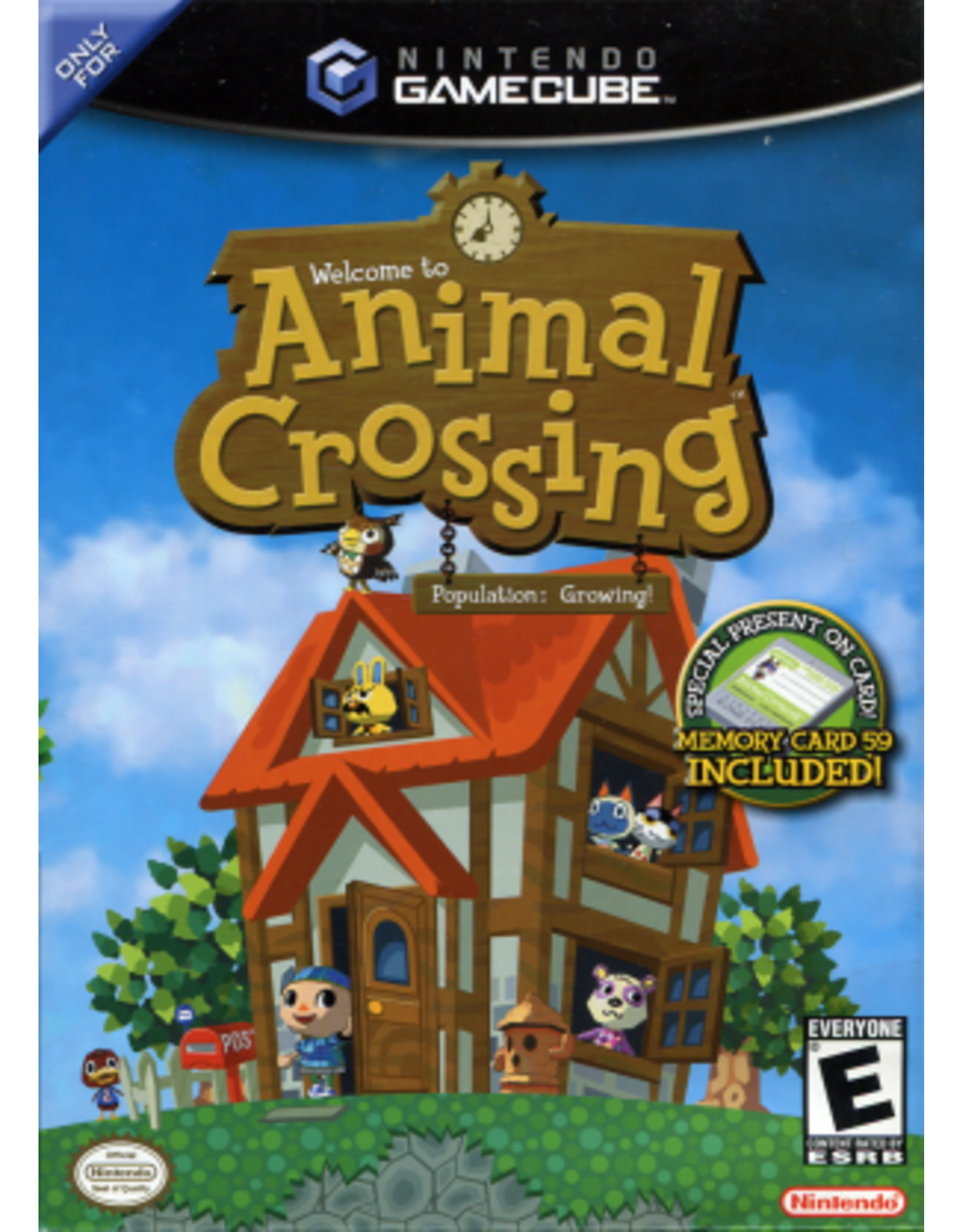 Gamecube Animal Crossing (CIB, With Memory Card!)
