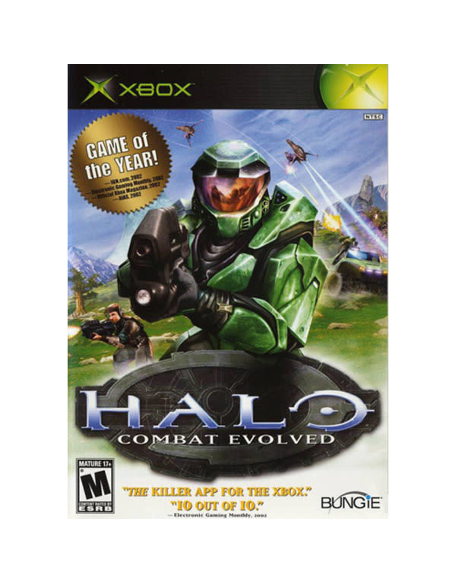 Xbox Halo: Combat Evolved (Used, No Manual)