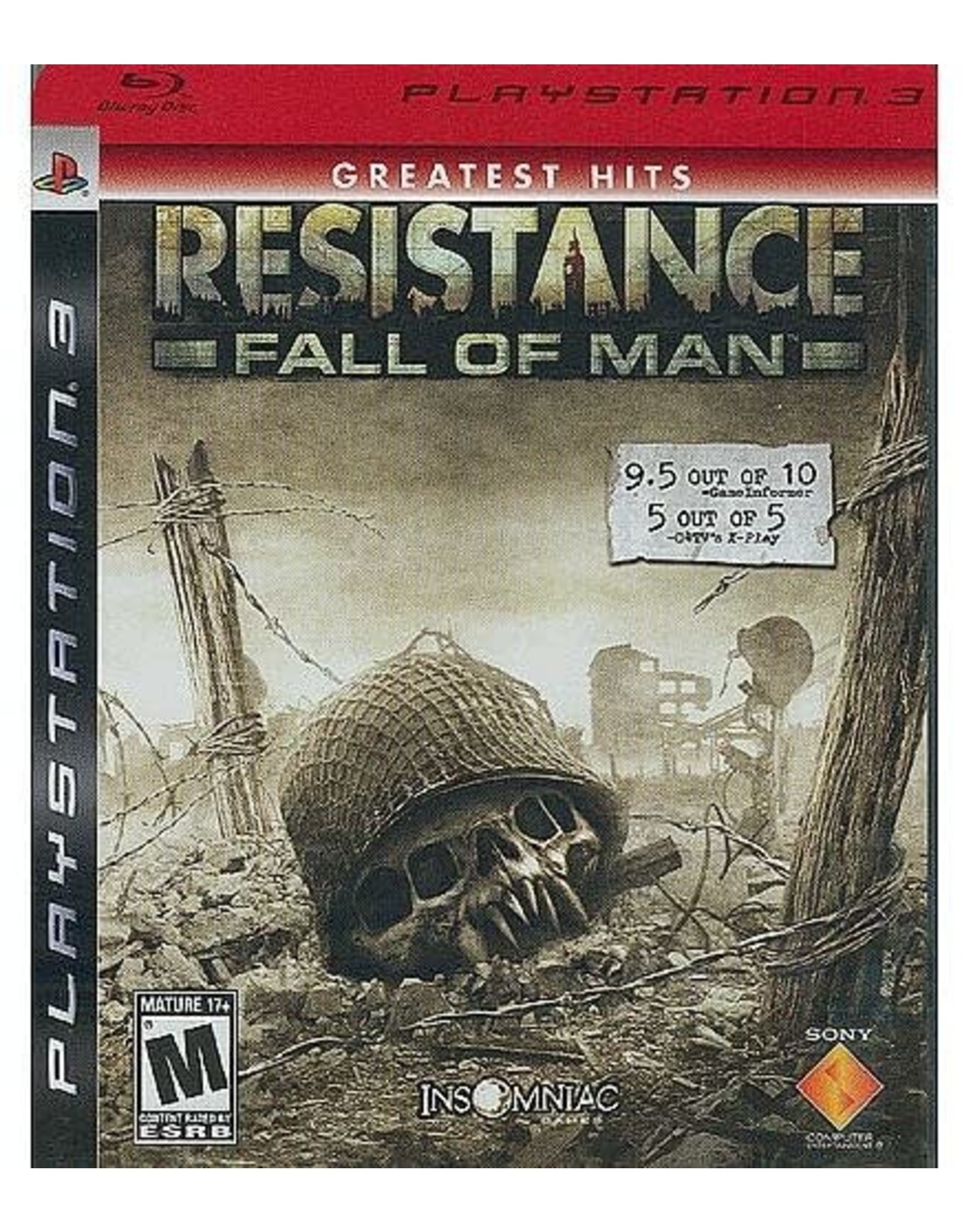 Playstation 3 Resistance Fall of Man (Greatest Hits, Brand New)
