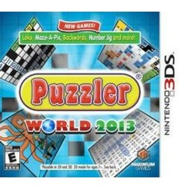 Nintendo 3DS Puzzler World 2013 (CiB, Damaged Sleeve)