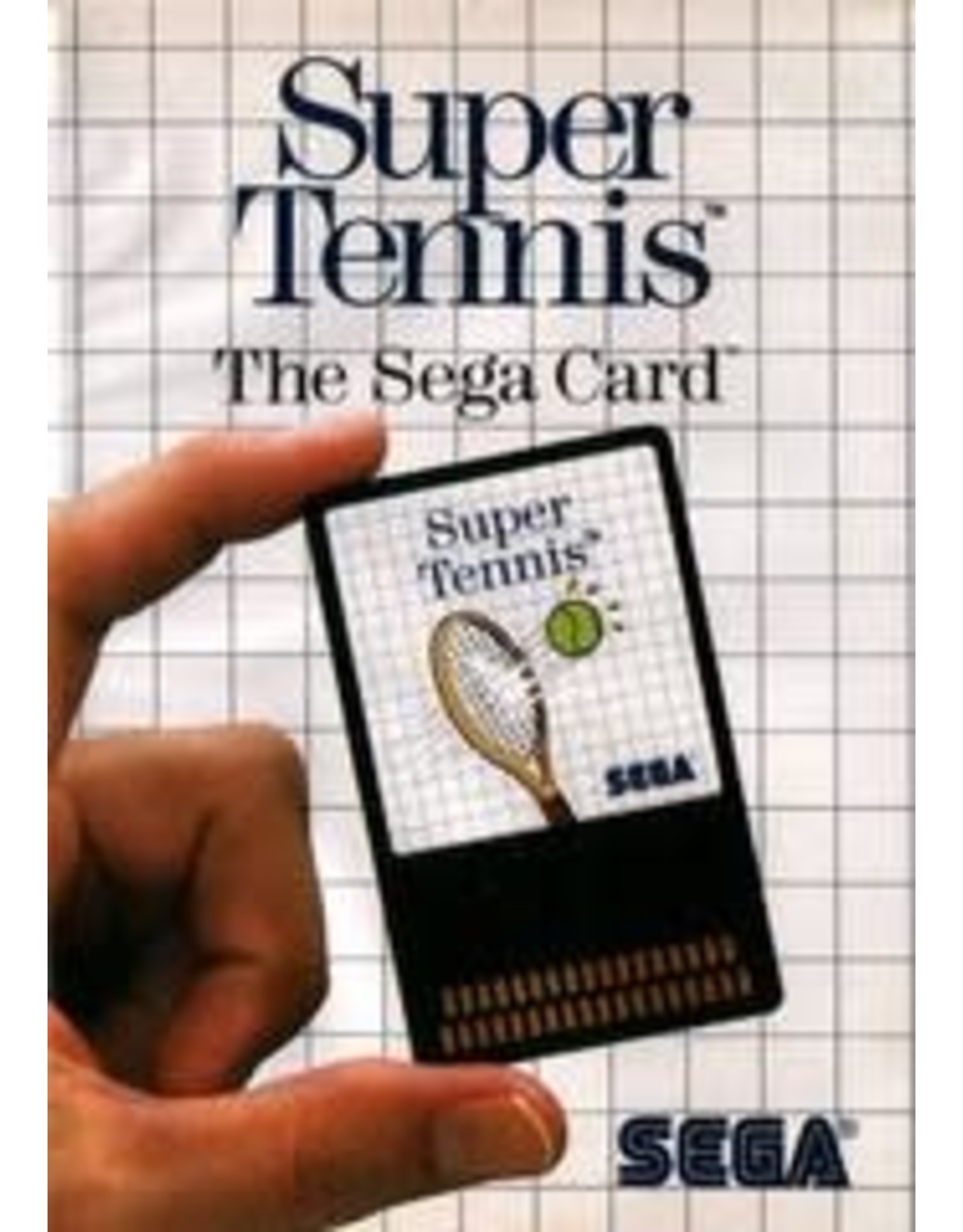 Sega Master System Super Tennis (Sega Card, No Manual)