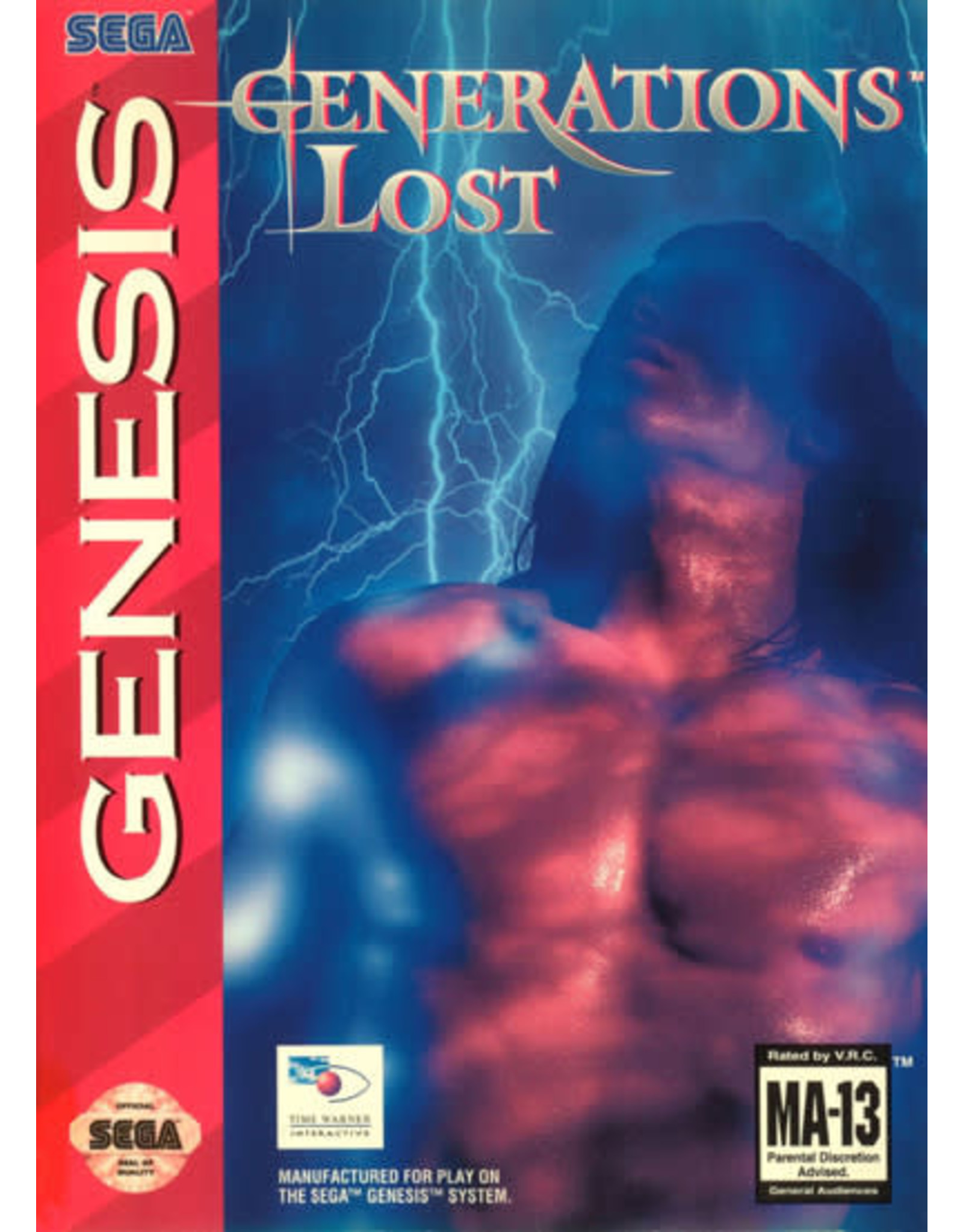Sega Genesis Generations Lost (Cart Only, Damaged Label)