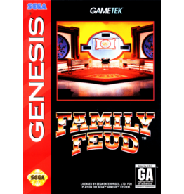 Sega Genesis Family Feud (Cart Only, Cosmetic Damage)