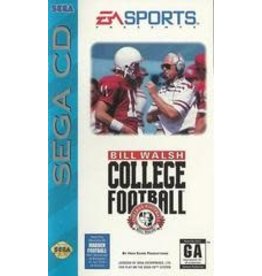 Sega CD Bill Walsh College Football (CiB, Damaged Case)