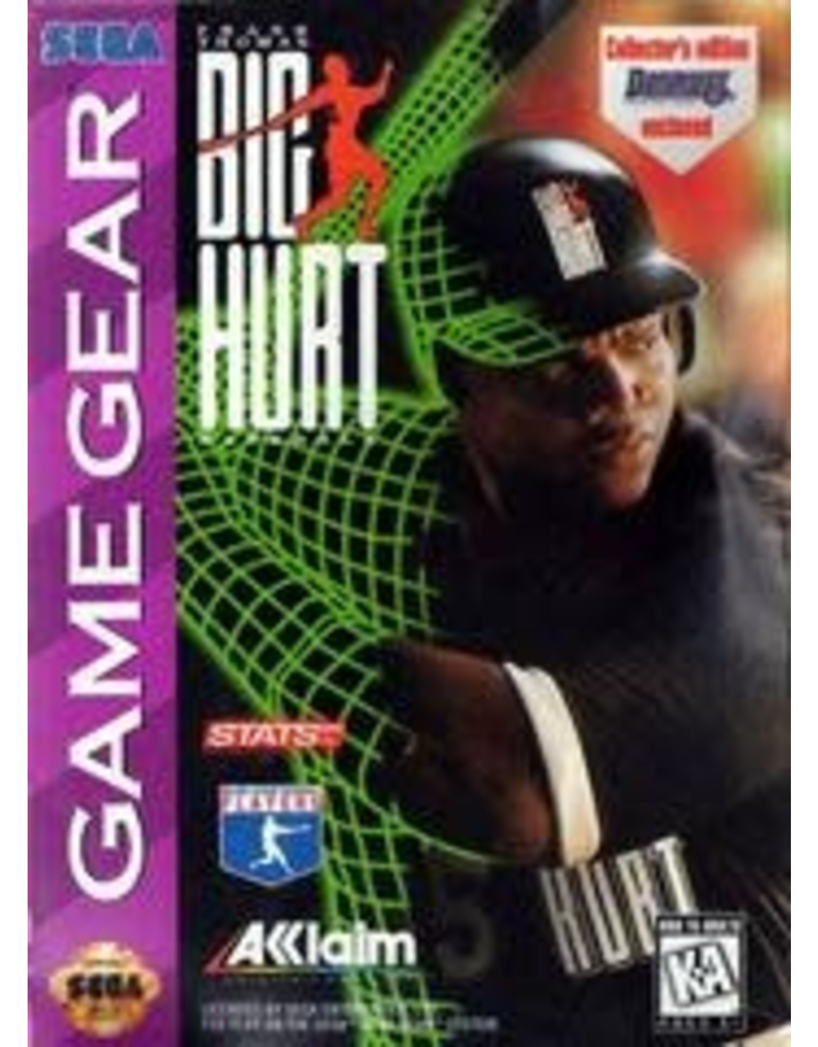 Sega Game Gear Frank Thomas Big Hurt Baseball (Cart Only)